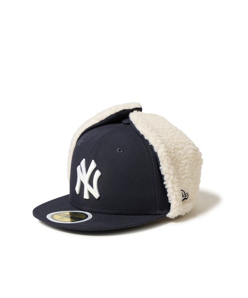 NEW ERA(ニューエラ)の「ニューエラキッズ キャップ 59FIFTYドッグイヤー MLBボア(キャップ・キッズ・ネイビー/ブルー・6 3/4(53.9/6 1/2)」の2枚目の写真
