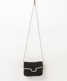 【Swaraj/スワラージ】手編みのメタリックマクラメBAG