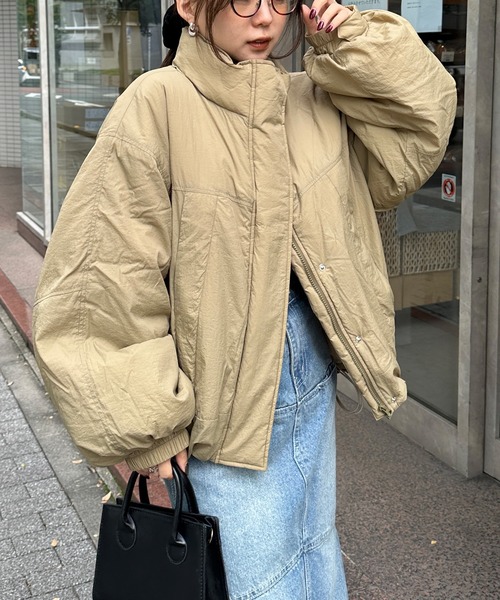 セール】オーバーサイズモンスター中綿ブルゾン（ダウンジャケット