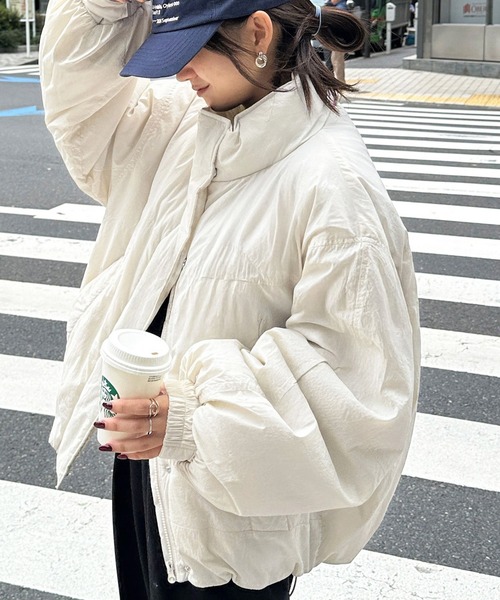 セール】オーバーサイズモンスター中綿ブルゾン（ダウンジャケット