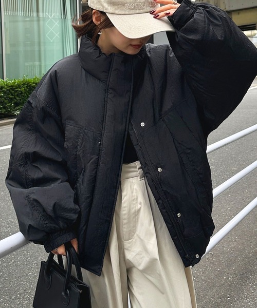 セール】オーバーサイズモンスター中綿ブルゾン（ダウンジャケット