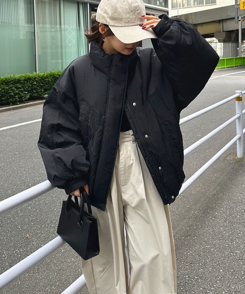 セール】オーバーサイズモンスター中綿ブルゾン（ダウンジャケット