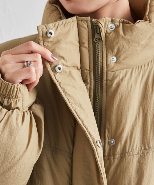 RANAN（ラナン）の「オーバーサイズモンスター中綿ブルゾン（ダウンジャケット/コート・レディース・ベージュ/アイボリー/ブラック・LL/L/M）」の16枚目の写真