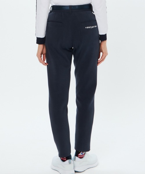 and per se（アンパスィ）の「ショットスムーザースウェットパンツ（レディース）（スウェットパンツ・レディース・ネイビー/グレー・L/M）」の3枚目の写真