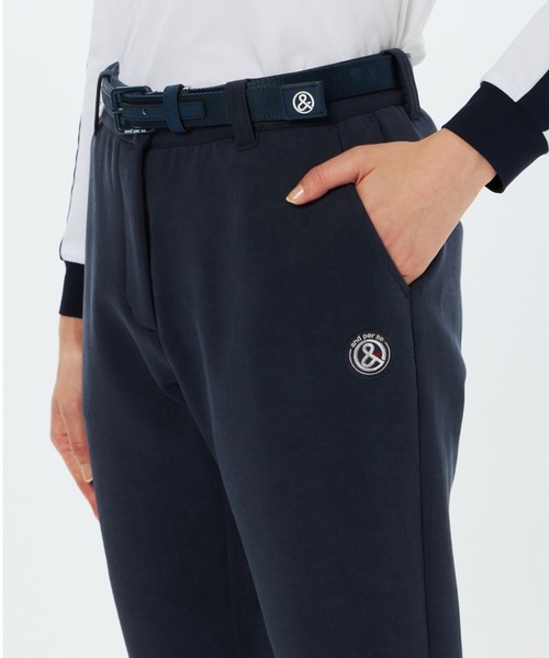 and per se（アンパスィ）の「ショットスムーザースウェットパンツ（レディース）（スウェットパンツ・レディース・ネイビー/グレー・L/M）」の5枚目の写真