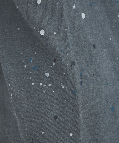 JOURNAL STANDARD J.S HOMESTEAD(ジャーナルスタンダードホームステッド)の「J.S.Homestead / HAND DRIP PAINTING TEE(Tシャツ/カットソー・メンズ・ブラック系その他/アーミー/アイボリー・LARGE/MEDIUM)」の14枚目の写真