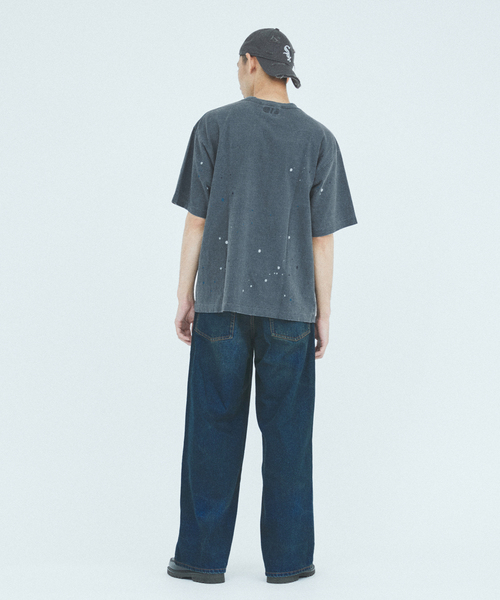 JOURNAL STANDARD J.S HOMESTEAD(ジャーナルスタンダードホームステッド)の「J.S.Homestead / HAND DRIP PAINTING TEE(Tシャツ/カットソー・メンズ・ブラック系その他/アーミー/アイボリー・LARGE/MEDIUM)」の17枚目の写真