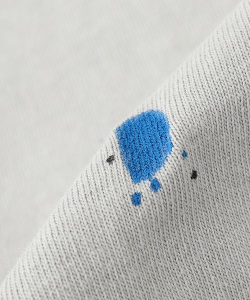 JOURNAL STANDARD J.S HOMESTEAD(ジャーナルスタンダードホームステッド)の「J.S.Homestead / HAND DRIP PAINTING TEE(Tシャツ/カットソー・メンズ・ブラック系その他/アーミー/アイボリー・LARGE/MEDIUM)」の5枚目の写真