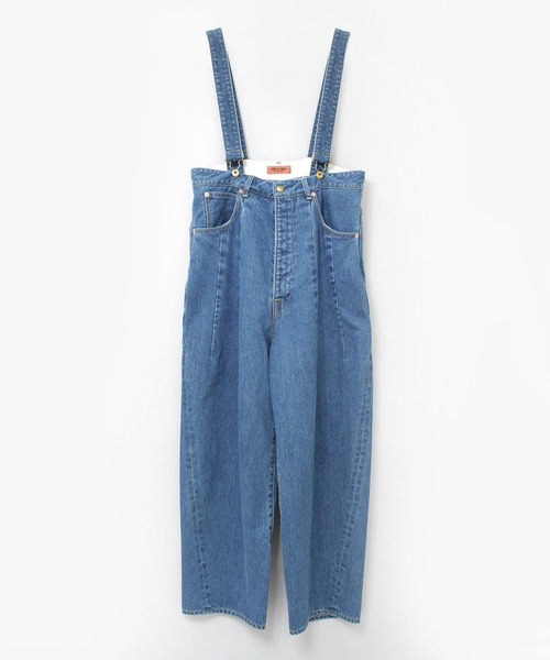 URCH RNA（アーチ アールエヌエー）の「O0744 サスペンダーハイクパンツ（サロペット/オーバーオール・レディース・ライトインディゴブルー/ワンウォッシュ・FREE）」の6枚目の写真