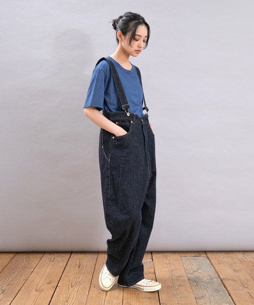 URCH RNA（アーチ アールエヌエー）の「O0744 サスペンダーハイクパンツ（サロペット/オーバーオール・レディース・ライトインディゴブルー/ワンウォッシュ・FREE）」の10枚目の写真