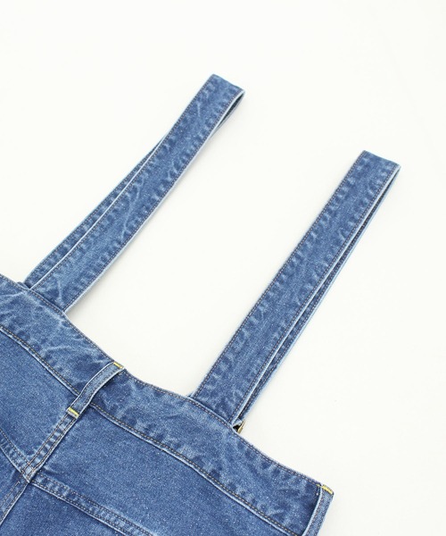 URCH RNA（アーチ アールエヌエー）の「O0744 サスペンダーハイクパンツ（サロペット/オーバーオール・レディース・ライトインディゴブルー/ワンウォッシュ・FREE）」の18枚目の写真