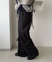 kutir（クティール）の「【新色追加】アソートダブルリボンワイドカーゴパンツ（カーゴパンツ）」