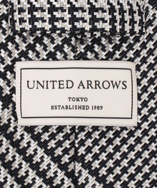 UNITED ARROWS（ユナイテッドアローズ）の「グレンチェック  ジャガード ネクタイ（ネクタイ・メンズ・ブラック・FREE）」の5枚目の写真