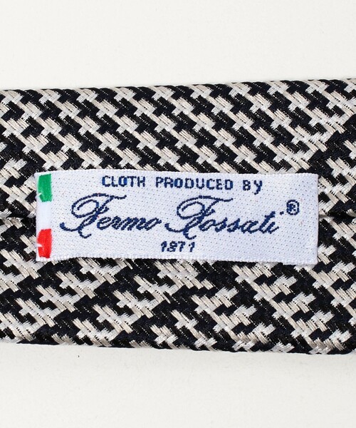 UNITED ARROWS（ユナイテッドアローズ）の「グレンチェック  ジャガード ネクタイ（ネクタイ・メンズ・ブラック・FREE）」の6枚目の写真