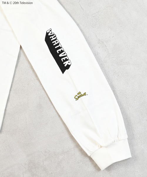 The Simpsons(ザ・シンプソンズ)の「【The Simpsons】別注L/S Tee/おとな(Tシャツ/カットソー・レディース・ラベンダー/ホワイト/ブラック・180cm/160cm)」の5枚目の写真