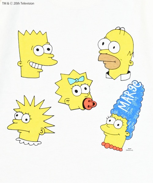 The Simpsons(ザ・シンプソンズ)の「【The Simpsons】別注L/S Tee/おとな(Tシャツ/カットソー・レディース・ラベンダー/ホワイト/ブラック・180cm/160cm)」の8枚目の写真