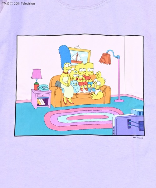 The Simpsons(ザ・シンプソンズ)の「【The Simpsons】別注L/S Tee/おとな(Tシャツ/カットソー・レディース・ラベンダー/ホワイト/ブラック・180cm/160cm)」の10枚目の写真
