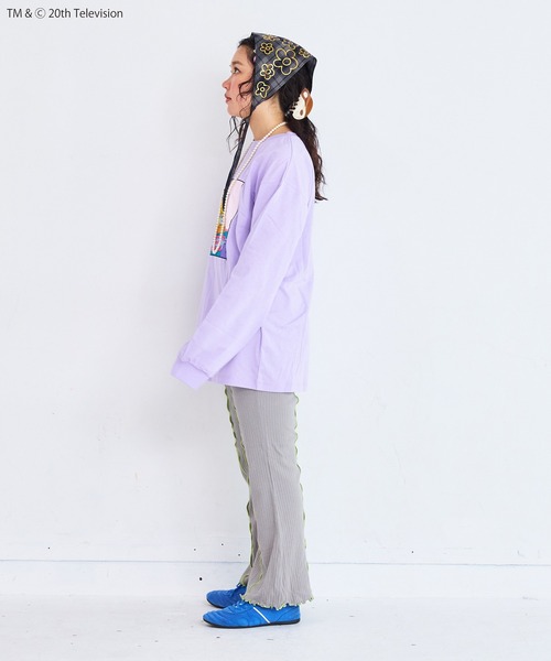 The Simpsons(ザ・シンプソンズ)の「【The Simpsons】別注L/S Tee/おとな(Tシャツ/カットソー・レディース・ラベンダー/ホワイト/ブラック・180cm/160cm)」の17枚目の写真