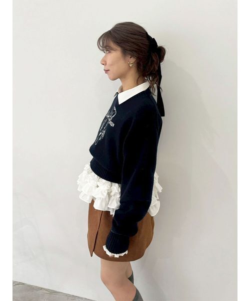 LILY BROWN（リリーブラウン）の「Lily Bearエンブロイダリー