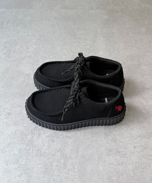 U.S. POLO ASSN.(ユーエスポロアッスン)の「【U.S. POLO ASSN. 】厚底モカシンシューズ(その他シューズ・レディース・ベージュ/ブラック・MEDIUM/LARGE)」の9枚目の写真