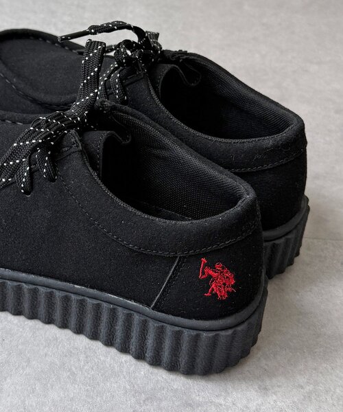 U.S. POLO ASSN.(ユーエスポロアッスン)の「【U.S. POLO ASSN. 】厚底モカシンシューズ(その他シューズ・レディース・ベージュ/ブラック・MEDIUM/LARGE)」の12枚目の写真
