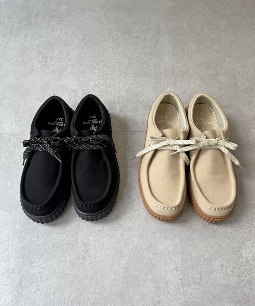 U.S. POLO ASSN.(ユーエスポロアッスン)の「【U.S. POLO ASSN. 】厚底モカシンシューズ(その他シューズ・レディース・ベージュ/ブラック・MEDIUM/LARGE)」の13枚目の写真