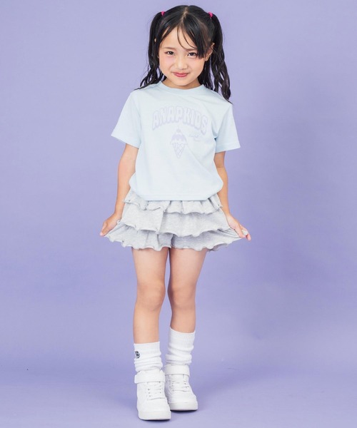 ANAP kids（アナップキッズ）の「アイスクリームプリントモチーフTシャツ（Tシャツ/カットソー・キッズ・ラベンダー/ホワイト/サックスブルー・110cm/120cm/130cm）」の11枚目の写真