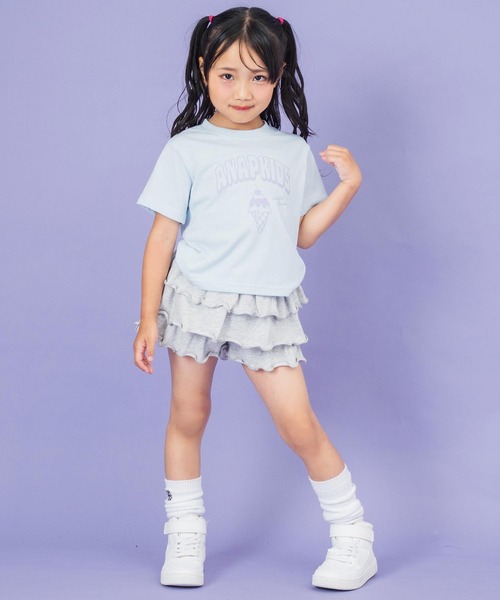 ANAP kids（アナップキッズ）の「アイスクリームプリントモチーフTシャツ（Tシャツ/カットソー・キッズ・ラベンダー/ホワイト/サックスブルー・110cm/120cm/130cm）」の12枚目の写真