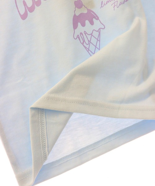 ANAP kids（アナップキッズ）の「アイスクリームプリントモチーフTシャツ（Tシャツ/カットソー・キッズ・ラベンダー/ホワイト/サックスブルー・110cm/120cm/130cm）」の21枚目の写真