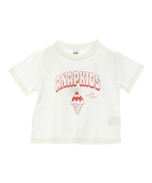 ANAP kids（アナップキッズ）の「アイスクリームプリントモチーフTシャツ（Tシャツ/カットソー・キッズ・ラベンダー/ホワイト/サックスブルー・110cm/120cm/130cm）」の22枚目の写真