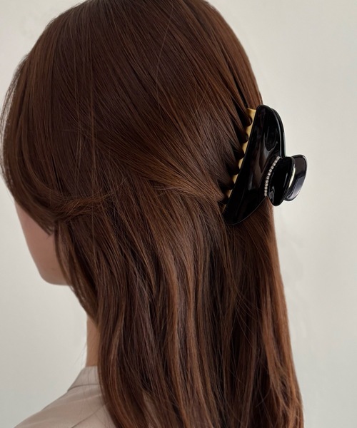 バイカラーポイントストーンヘアクリップ Emma Taylor│STYLEDOOR