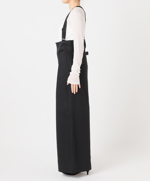 Spick & Span(スピックアンドスパン)の「サスペンダー付きピーチツイルタックパンツ(その他パンツ・レディース・ブラック/ブラウン・36/38)」の17枚目の写真