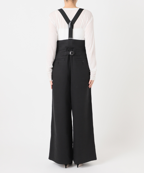 Spick & Span(スピックアンドスパン)の「サスペンダー付きピーチツイルタックパンツ(その他パンツ・レディース・ブラック/ブラウン・36/38)」の18枚目の写真