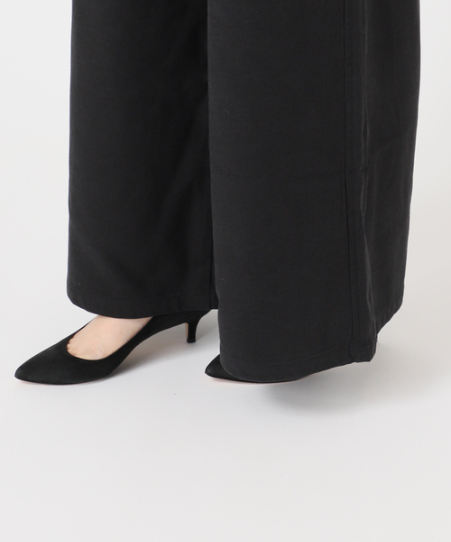 Spick & Span(スピックアンドスパン)の「サスペンダー付きピーチツイルタックパンツ(その他パンツ・レディース・ブラック/ブラウン・36/38)」の22枚目の写真