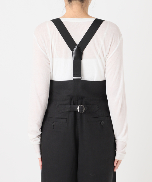 【新品】CURRENTAGE Spick and Span別注サスペンダーパンツ 新品】CURRENTAGE Spick and Span別注サスペンダーパンツ