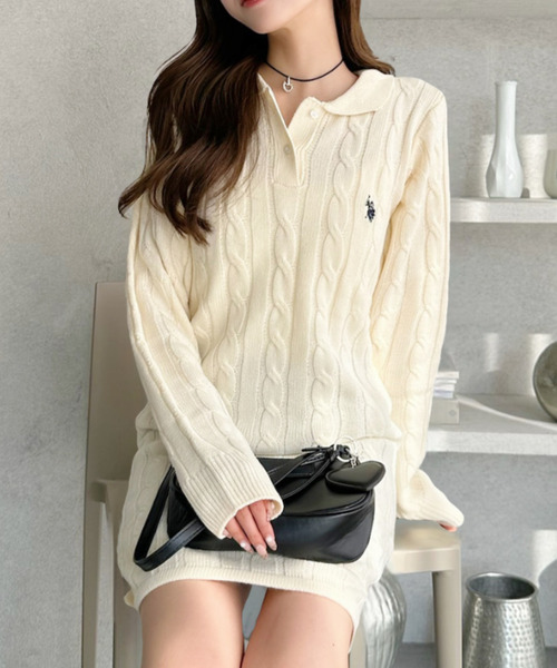 グレー ポロネック 長袖ミニワンピース 2wayネックポンチ素材膝丈ワンピースsdp0239 グレー – [公式]SAISON DE