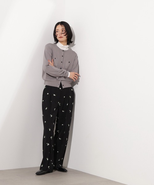 N.(N. Natural Beauty Basic)(エヌエヌナチュラルビューティーベーシック)の「ベーシックポケットカーディガン(カーディガン/ボレロ・レディース・グレー/ブラック/ピンク/レッド・MEDIUM)」の19枚目の写真