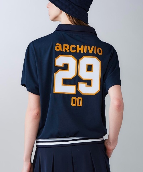 archivio(アルチビオ)の「<LADIES>ナンバーロゴプルオーバー(Tシャツ/カットソー・レディース・レッド/ホワイト/ネイビー・S/M/L)」の13枚目の写真