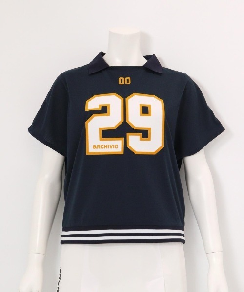 archivio(アルチビオ)の「<LADIES>ナンバーロゴプルオーバー(Tシャツ/カットソー・レディース・レッド/ホワイト/ネイビー・S/M/L)」の5枚目の写真