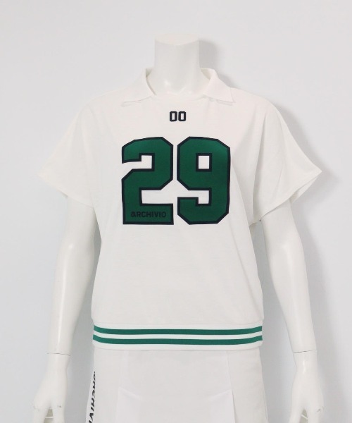 archivio(アルチビオ)の「<LADIES>ナンバーロゴプルオーバー(Tシャツ/カットソー・レディース・レッド/ホワイト/ネイビー・S/M/L)」の7枚目の写真