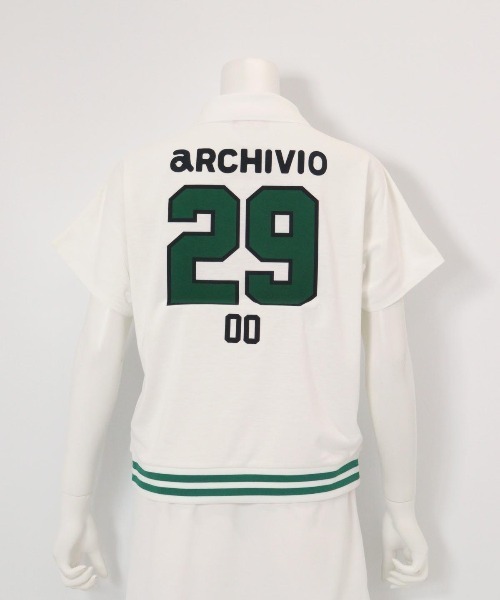archivio(アルチビオ)の「<LADIES>ナンバーロゴプルオーバー(Tシャツ/カットソー・レディース・レッド/ホワイト/ネイビー・S/M/L)」の8枚目の写真
