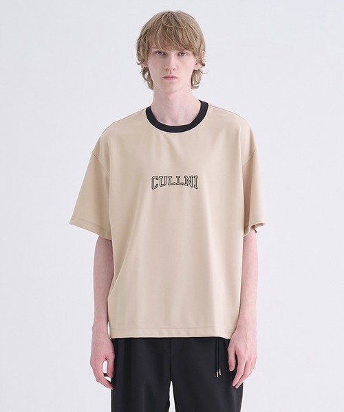 【人気モデル】CULLNI クルニ センター刺繍ロゴ オーバーサイズ Tシャツ. 人気モデル】CULLNI クルニ センター刺繍ロゴ オーバーサイズ Tシャツ