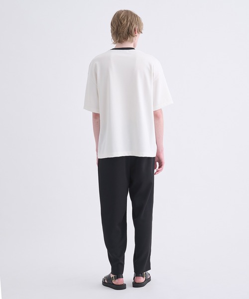 CULLNI（クルニ）の「【CULLNI】別注 COLLEGE LOGO TEE（Tシャツ/カットソー・メンズ・ホワイト/ベージュ/ネイビー/ブラック・1/2）」の7枚目の写真