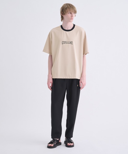 CULLNI（クルニ）の「【CULLNI】別注 COLLEGE LOGO TEE（Tシャツ/カットソー・メンズ・ホワイト/ベージュ/ネイビー/ブラック・1/2）」の11枚目の写真