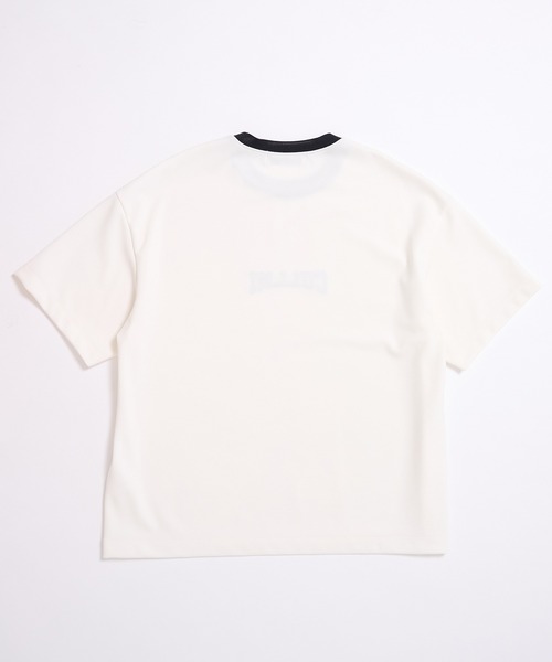 CULLNI（クルニ）の「【CULLNI】別注 COLLEGE LOGO TEE（Tシャツ/カットソー・メンズ・ホワイト/ベージュ/ネイビー/ブラック・1/2）」の17枚目の写真