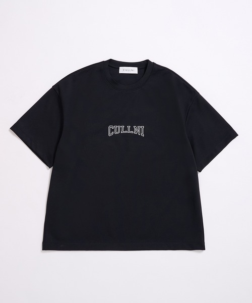 CULLNI（クルニ）の「【CULLNI】別注 COLLEGE LOGO TEE（Tシャツ/カットソー・メンズ・ホワイト/ベージュ/ネイビー/ブラック・1/2）」の20枚目の写真