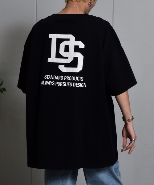 DOUBLE STEAL（ダブルスティール）の「接触冷感・UVカット USAコットンビックサイズロゴプリント半袖Tシャツ（Tシャツ/カットソー・メンズ・ブラック×ホワイト/ブラック×グレー/ブラック×グリーン・XXX-LARGE/XXXX-LARGE/XXXXX-LARGE/X-LARGE/XX-LARGE）」の20枚目の写真