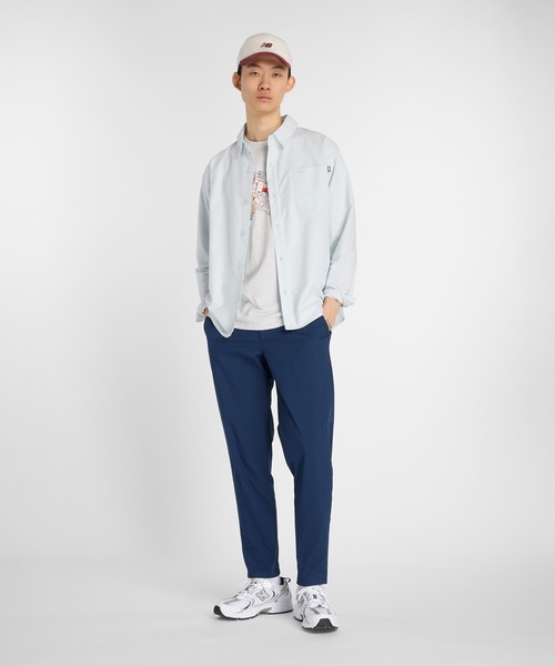 NEW BALANCE(ニューバランス)の「オックスフォードシャツ(シャツ/ブラウス・メンズ・グレイッシュベージュ/ライトブルー・MEDIUM/LARGE/X-LARGE/XX-LARGE/SMALL)」の16枚目の写真