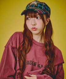GALFY（ガルフィー）の「【GALFY/ガルフィー】ワッペンいっこチェックＣＡＰ（キャップ）」