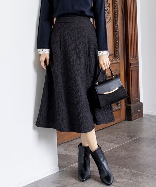 セール】ジャカードフレア スカート（スカート）｜ANY SIS